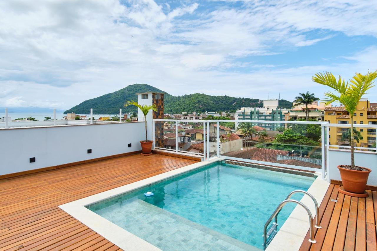 Orla Ubatuba 300 Metros - Ar Condicionado, Varanda Gourmet Bagian luar foto