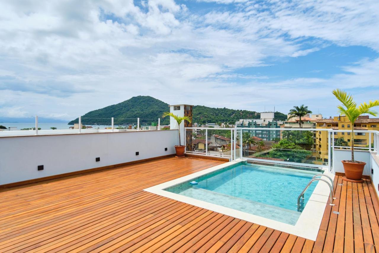 Orla Ubatuba 300 Metros - Ar Condicionado, Varanda Gourmet Bagian luar foto