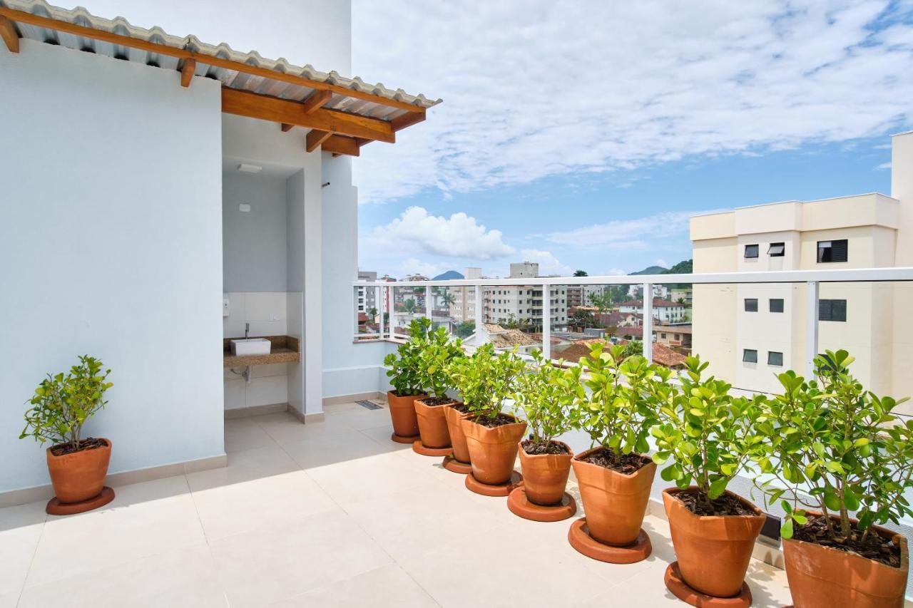 Orla Ubatuba 300 Metros - Ar Condicionado, Varanda Gourmet Bagian luar foto