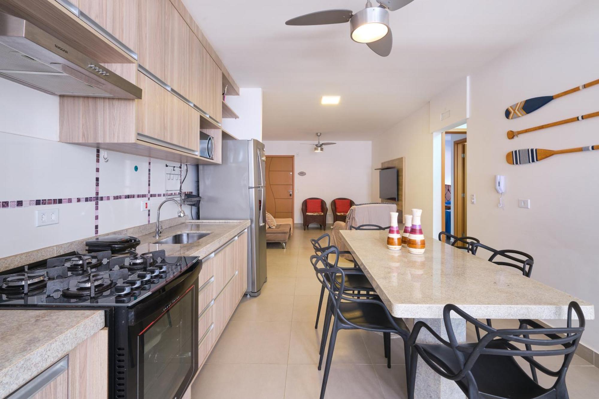 Orla Ubatuba 300 Metros - Ar Condicionado, Varanda Gourmet Bagian luar foto