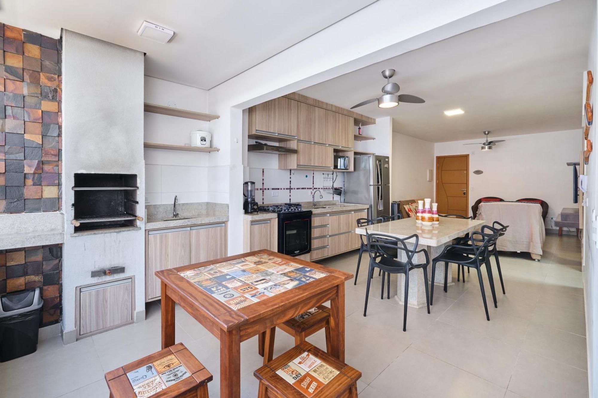 Orla Ubatuba 300 Metros - Ar Condicionado, Varanda Gourmet Bagian luar foto